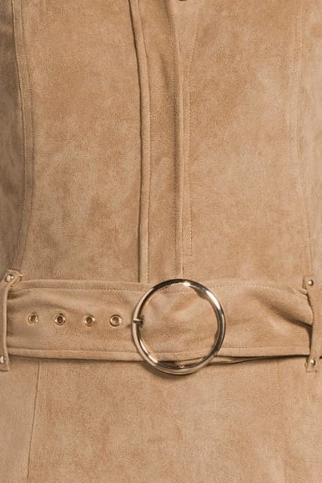 MARCIANO BY GUESS KASIA DRESS TRUFFLE DUST LEATHER MULTI 5