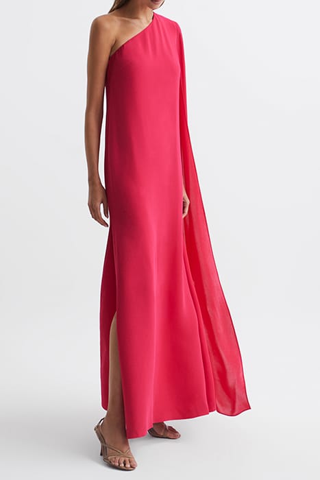 NINA-CAPE MAXI DRESS — PINK 3