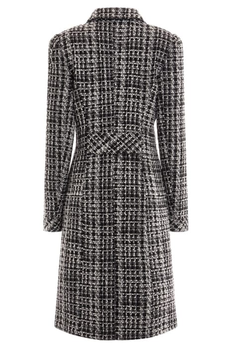 MARCIANO BY GUESS MEGAN COAT CHECK BLACK AND WHIT 10