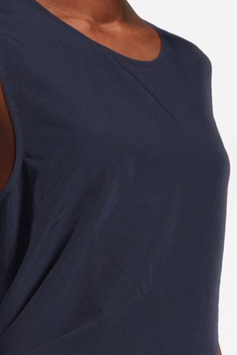 CASSIA STRUCTURED MIDI DRESS NAVY 5