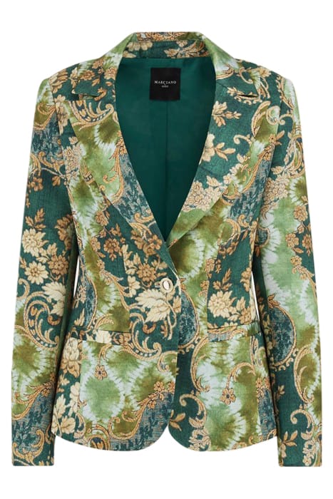 MARCIANO BY GUESS GLORIA BLAZER HEIRLOOM PRINT 4