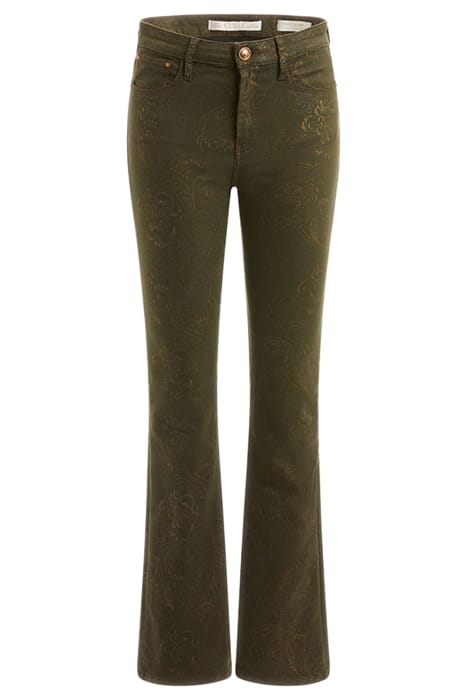 MARCIANO BY GUESS SEXY FLARE DAMASC CAMEL BLACK 4