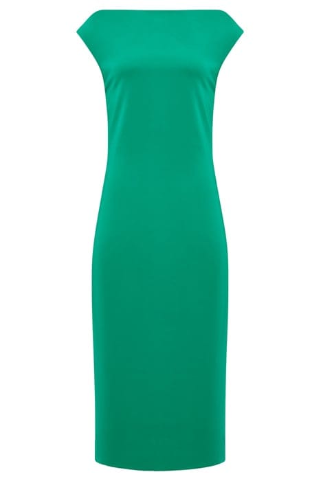 ZARIA DRAPE MIDI DRESS GREEN 3