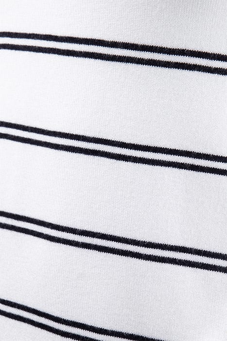 LUX TROPHY STRIPE SS ECRU / MARINE 3