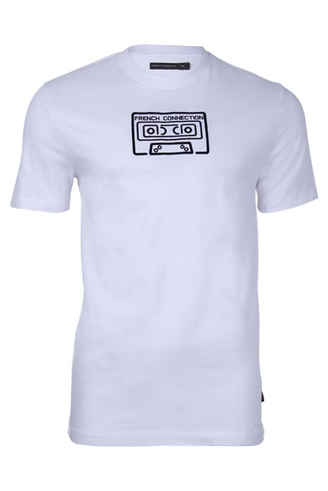CASSETTE EMBROIDERY WHITE / BLACK 1