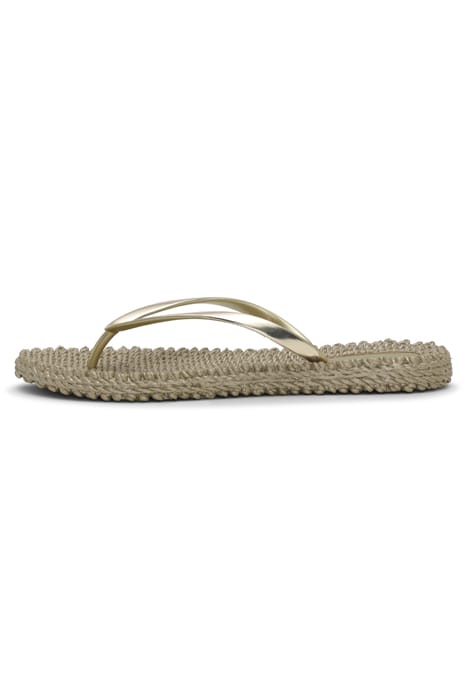 CHEERFUL04M METALLIC FLIP FLOP PLATIN 5
