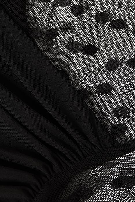 HILARY-HALSTON MINI DRESS — BLACK 6