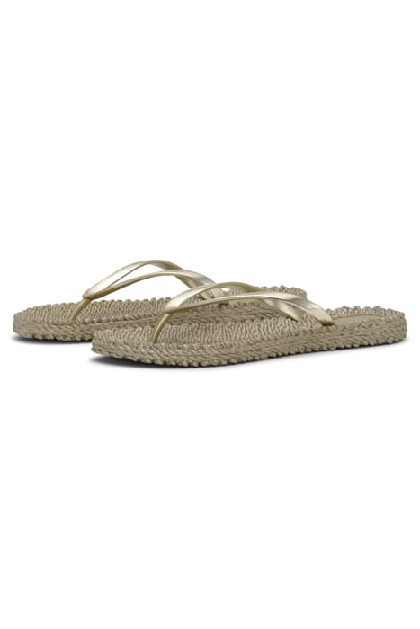 CHEERFUL04M METALLIC FLIP FLOP PLATIN 2