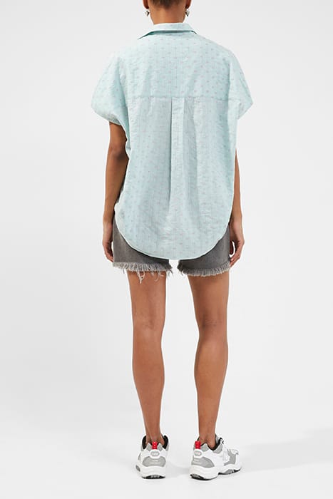 BEA DOBBIE RHODES COTTON SHIRT GLACIER/MOONLITE MAV 3
