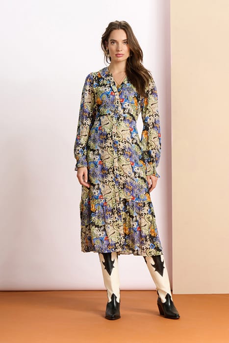 DRESS - GLEAMING GLORY MULTI COLOUR 1