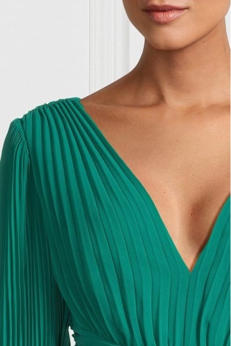 MARCIANO BY GUESS WONDERLAND MAXI DRES CLASSIC EMERAL 5