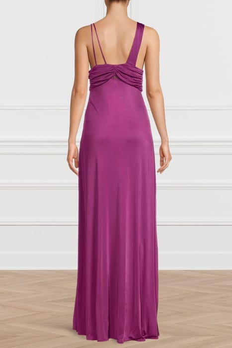 MARCIANO BY GUESS EMILIA LONG DRESS VIOLET FLOWER 2