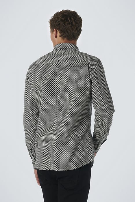SHIRT STRETCH ALLOVER PRINTED BLACK 2