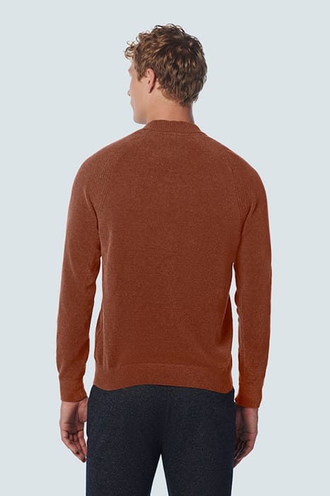 PULLOVER CREWNECK CHENILLE STRETCH CARAMEL 2