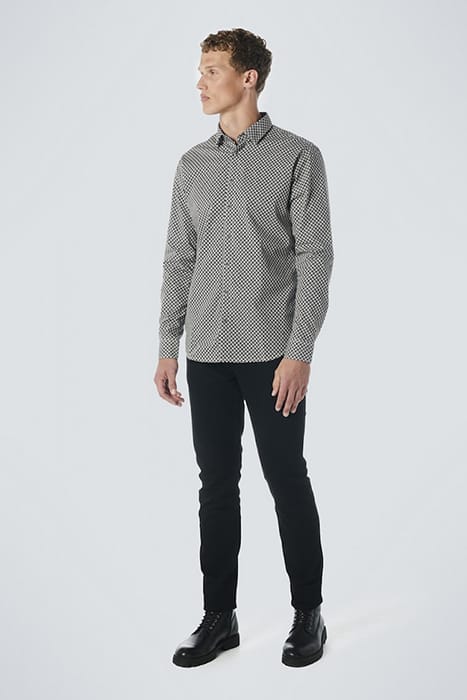 SHIRT STRETCH ALLOVER PRINTED BLACK 3