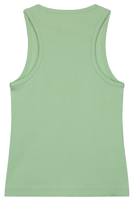RIB SINGLET MISTY GREEN 2