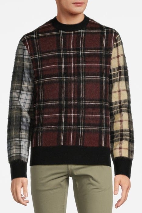 NESS CREW BLACK/MAROON RED 1