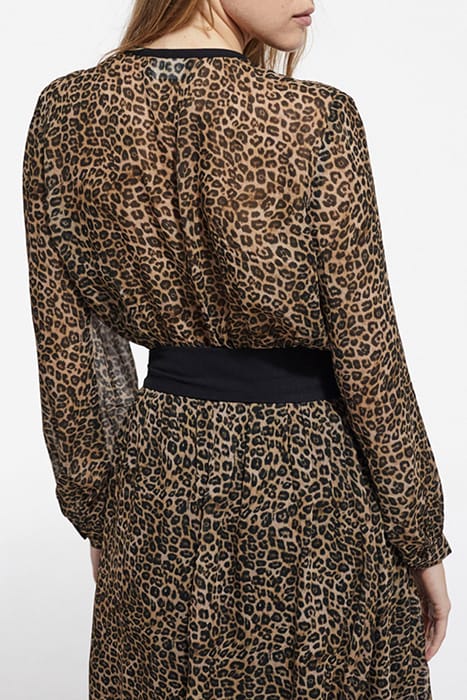 LONG LEO DRESS VISCOSE GGT LEOPARD 6