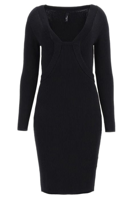 MARCIANO BY GUESS OAK SWEATER DRESS JET BLACK 3