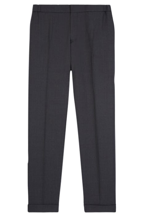 SUIT TROUSERS WITH ELASTIC BELT GREY 3