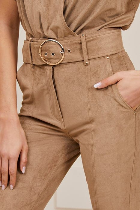 MARCIANO BY GUESS KASIA PANT TRUFFLE DUST LEATHER MULTI 5