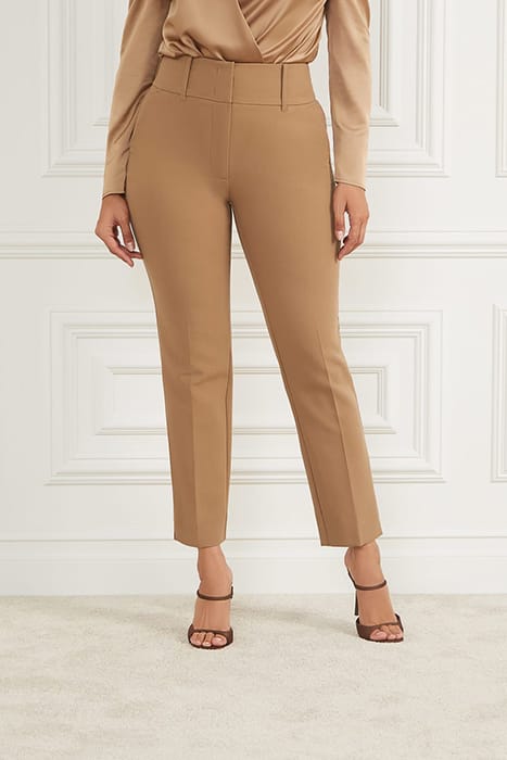 MARCIANO BY GUESS SHELLY PANT NEW MACCHIATO STRAIGHT MULTI 1