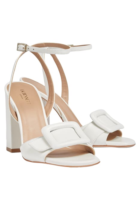 FS FLORANCE LEATHER BUCKL WHITE 3