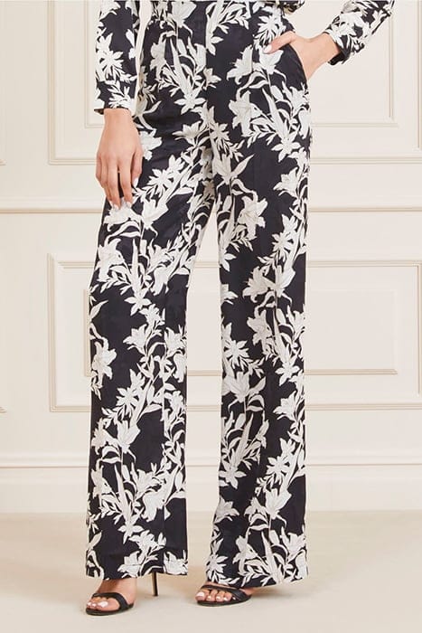 MARCIANO BY GUESS SUNBURST WIDELEG PAN SUNBURST BLACK PRINT 1