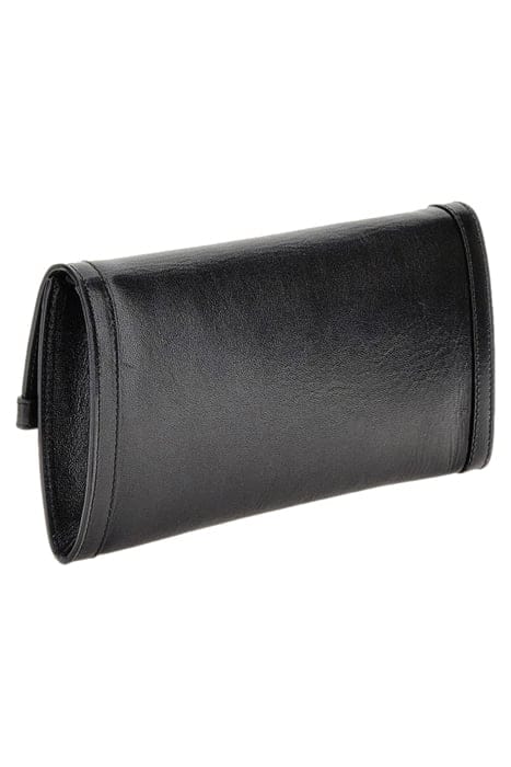 MARCIANO BY GUESS MEDIUM SATCHEL CHAIN JET BLACK CLUTCH BAG 4