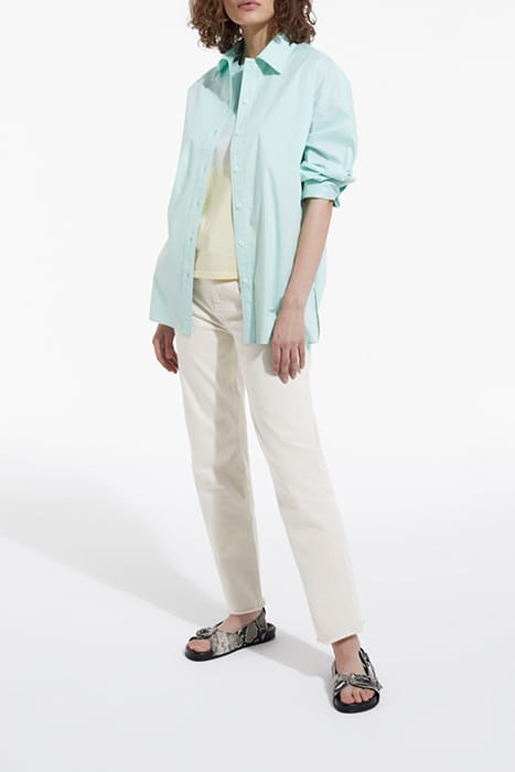 LONG-SLEEVED TURNED-UP SHIRT GREEN 3