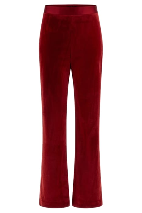 MARCIANO BY GUESS LILLI PANT LACQUER RED STRAIGHT 4