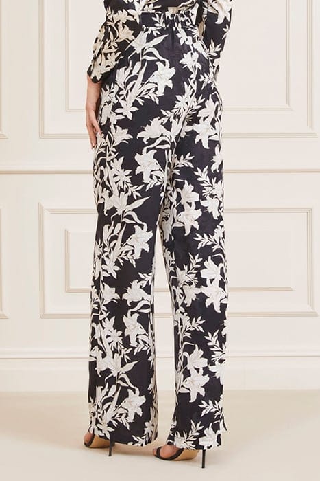 MARCIANO BY GUESS SUNBURST WIDELEG PAN SUNBURST BLACK PRINT 2