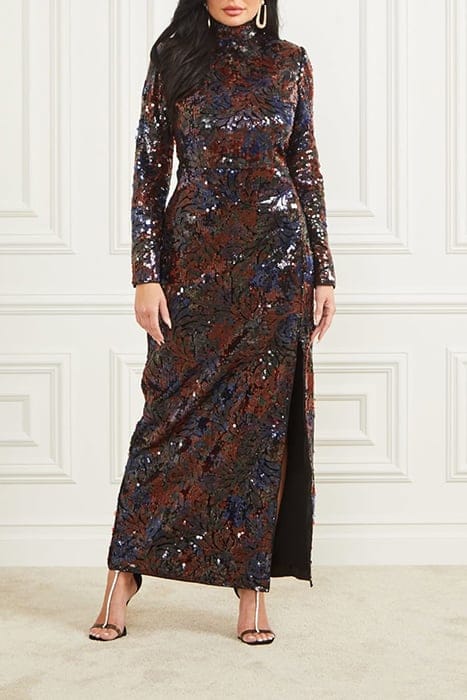 MARCIANO BY GUESS JASMINE LONG DRESS DELIGHT SEQUINS 1