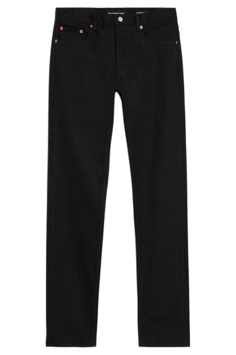 SLIM FIT JEANS JAPANESE CANVAS BLACK SELVEDGE BLACK 1