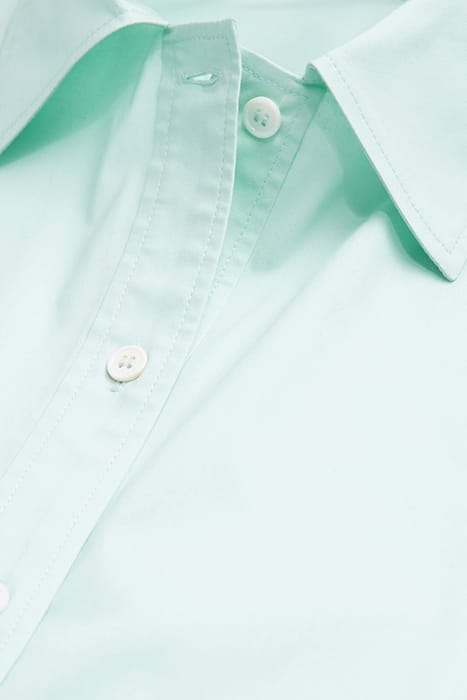 LONG-SLEEVED TURNED-UP SHIRT GREEN 7