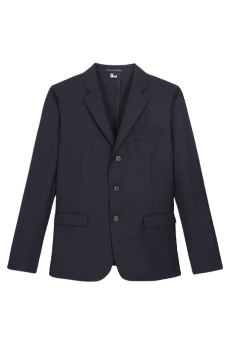 WOOL SUIT JACKET WITH FLAP POCKETS NAVY 5