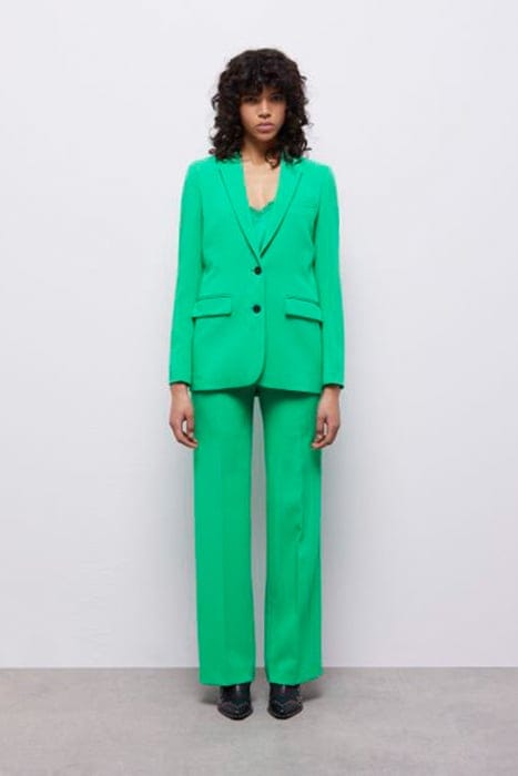 2 BUTTON SUIT JACKET GREEN 1