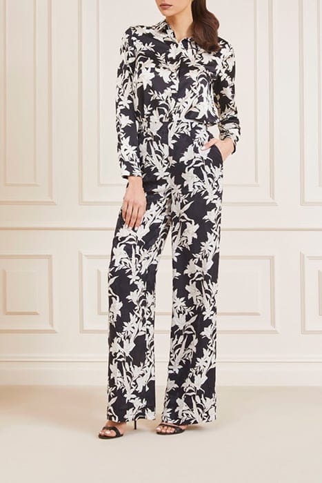 MARCIANO BY GUESS SUNBURST WIDELEG PAN SUNBURST BLACK PRINT 3