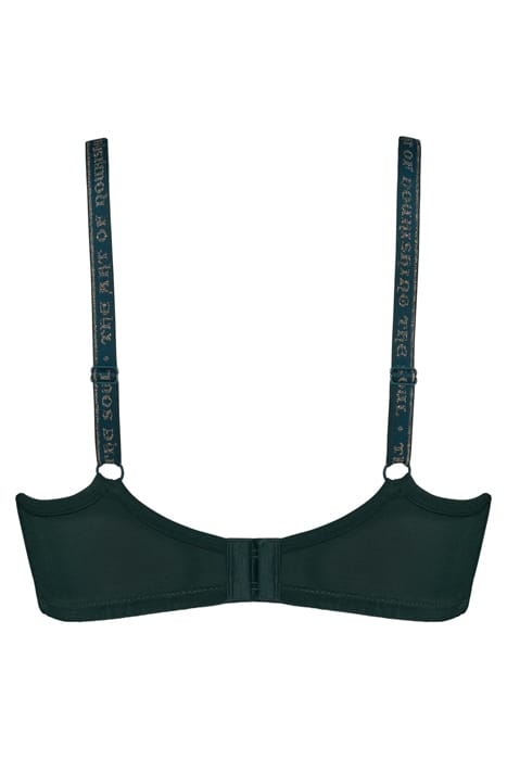 DAME DE PARIS GREEN AND GOLD LUREX PROSTHETIC CARE BRA BRA 3