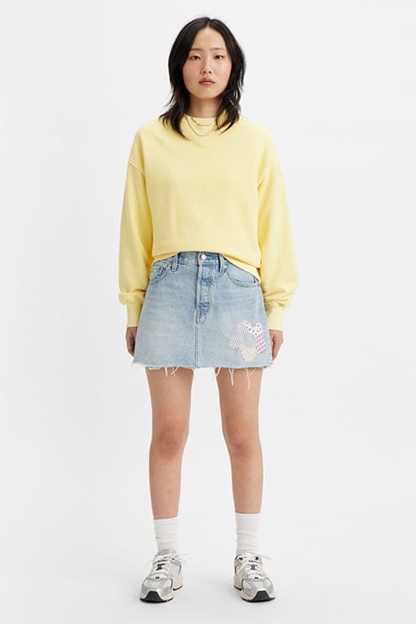 ICON DENIM SKIRT BLUE 1