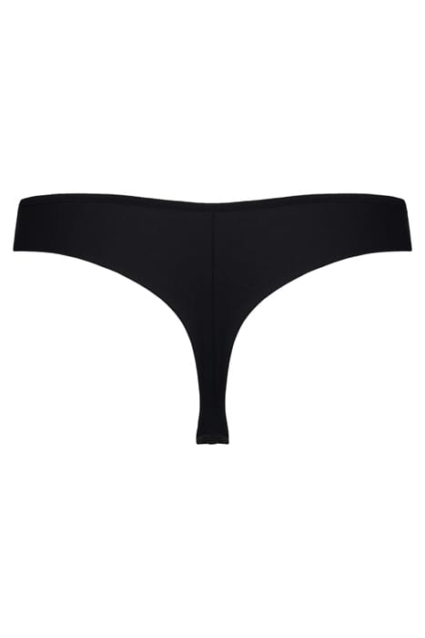 CALLIOPE BLACK AND GOLD PRINT THONG 4