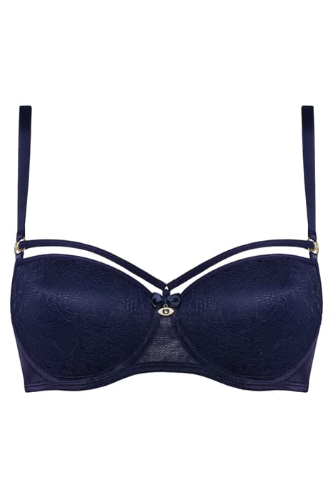 SPACE ODYSSEY EVENING BLUE LACE BALCONY BRA 3