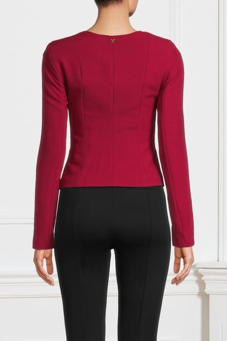 MARCIANO BY GUESS NORAH BLAZER DEEP SCARLET 2