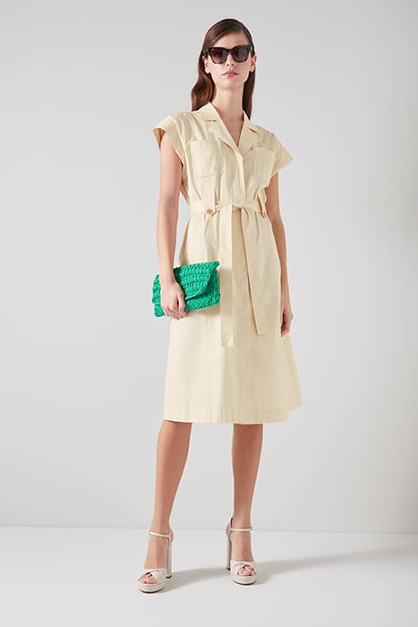 DR IVY UTILITY DRESS ECRU 4