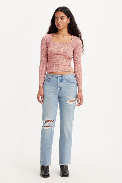 501 STRAIGHT JEANS BLUE 1