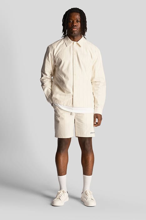 PINSTRIPE SHORT CHALK 1