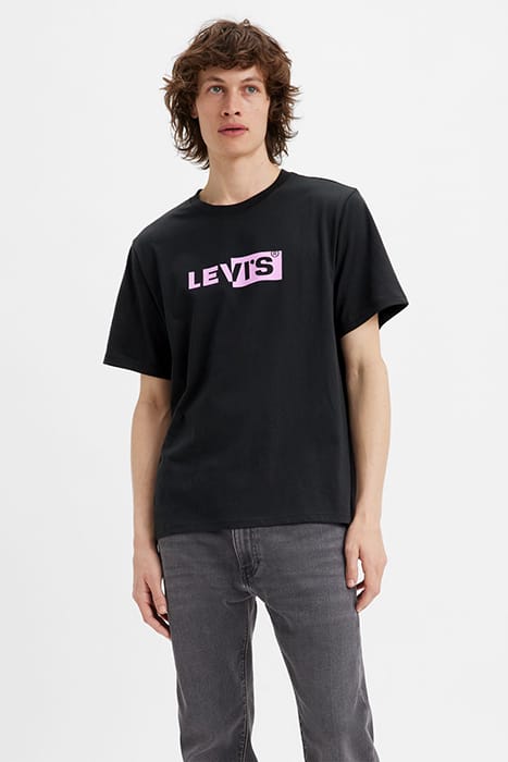 SS PRINTED T-SHIRT BLACK 1