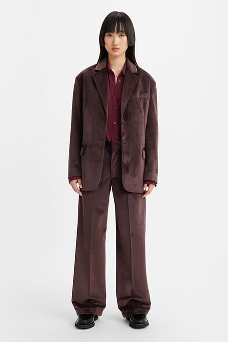 BAGGY WIDE-LEG & FLARED JEANS PANT BROWN 1