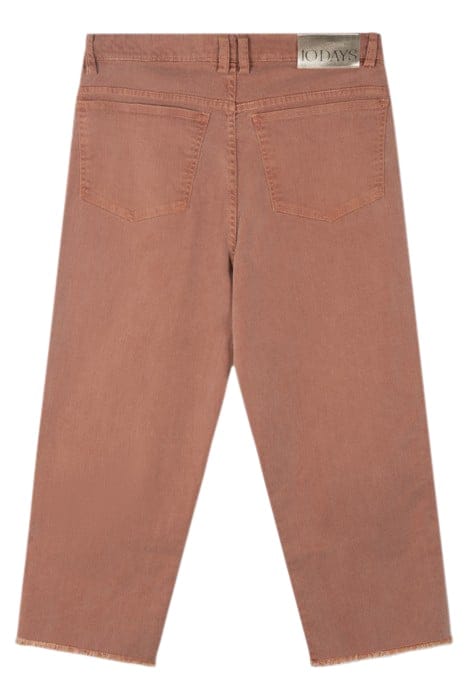 EASY TWILL PANTS SADDLE BROWN 4