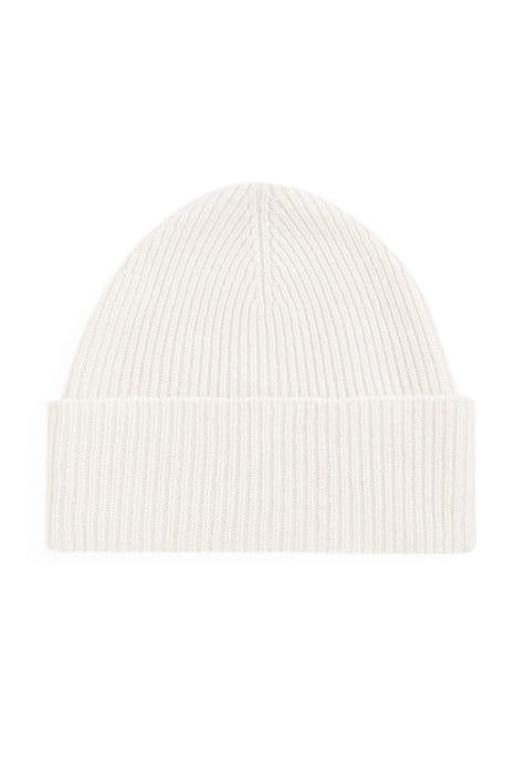 ASPEN MERINO-CASHMERE BEANIE OFF WHITE 1